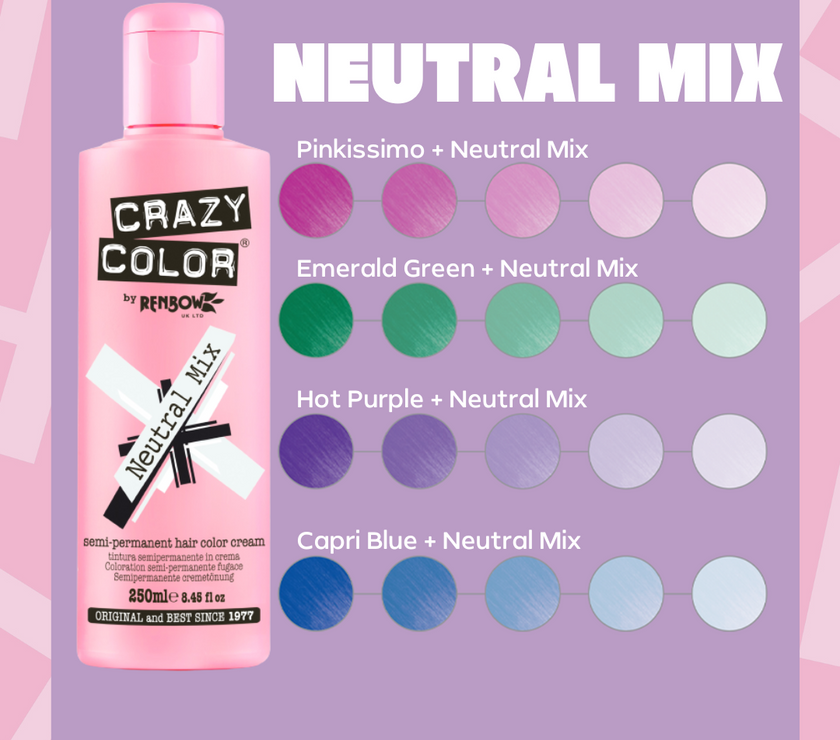 Crazy Color Semi-Permanent Cream Color 250ml