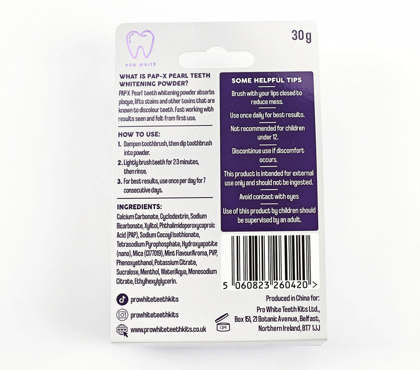 PAP-X™ Teeth Whitening Powder