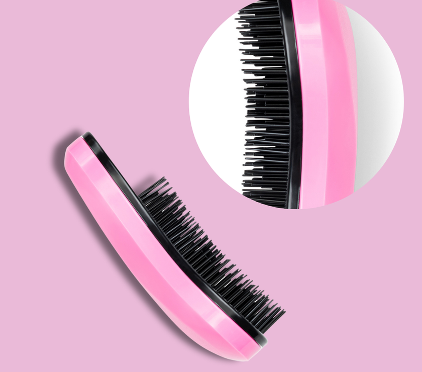 Rawr Detangling Hair Brush - Pink