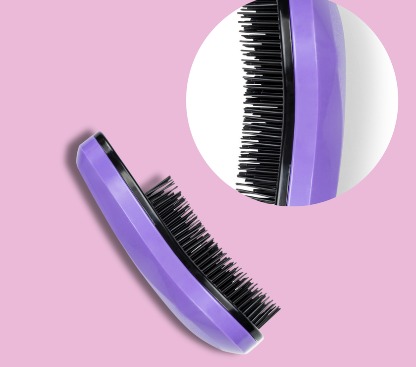 Rawr Detangling Hair Brush - Purple