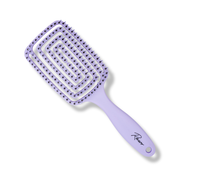 Rawr Maze Hair Brush - Purple