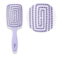 Rawr Maze Hair Brush - Purple