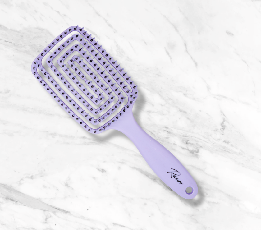 Rawr Maze Hair Brush - Purple