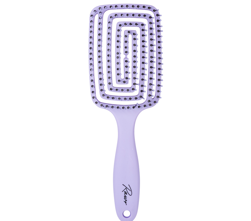 Rawr Maze Hair Brush - Purple