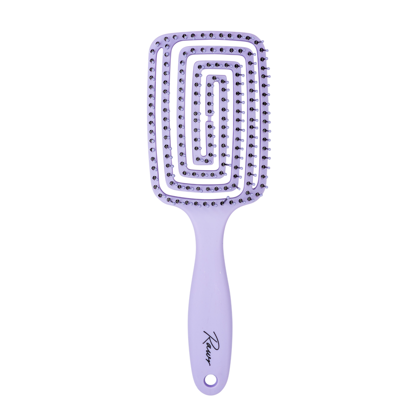 Rawr Maze Hair Brush - Purple