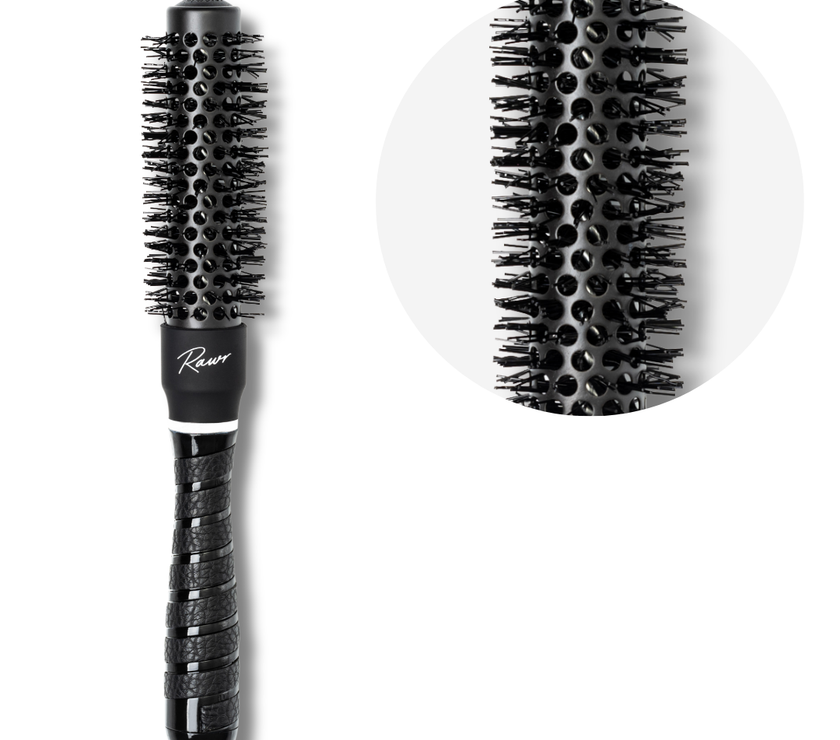 Rawr Ceramic Round Brush 25mm Black