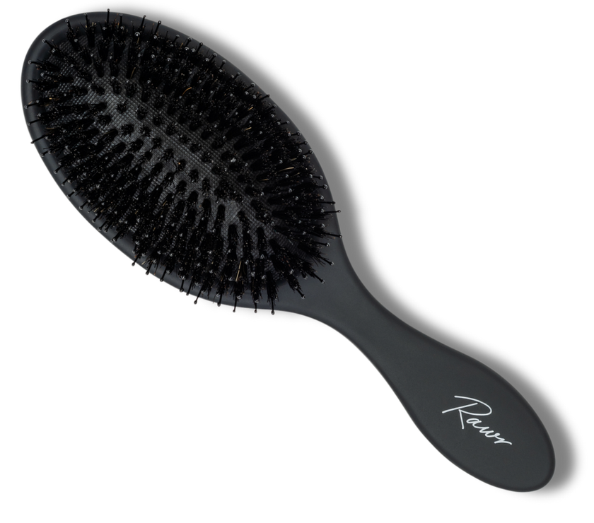 Rawr Boar Bristle Brush Black