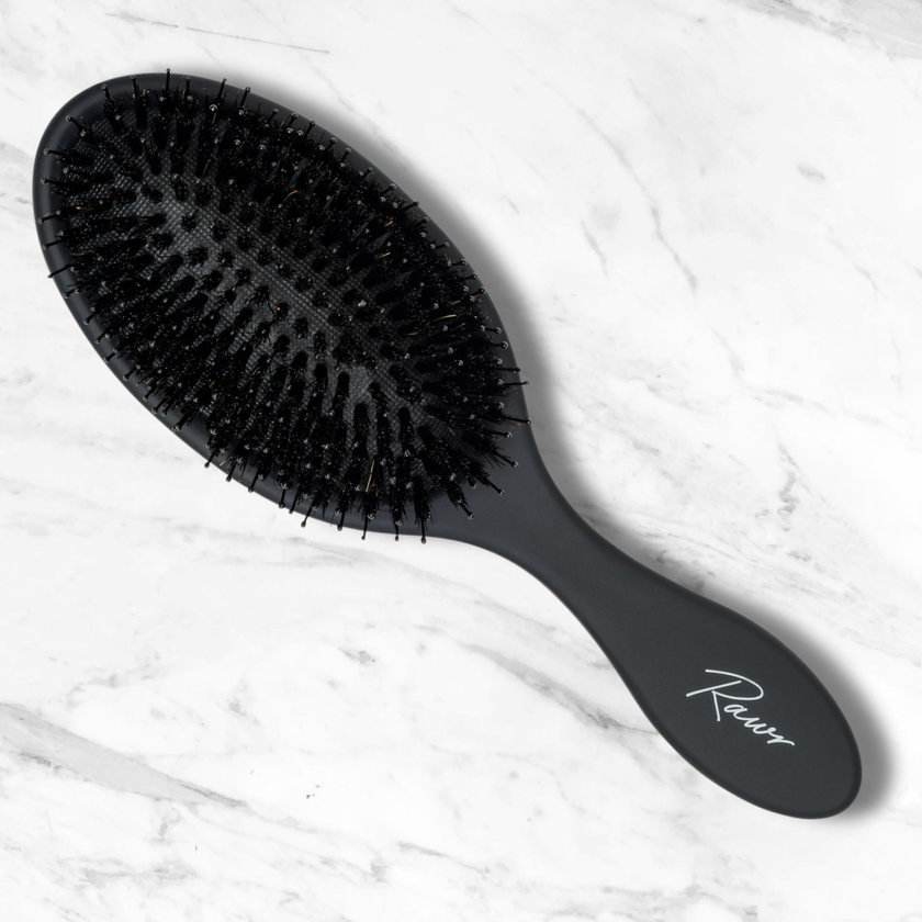 Rawr Boar Bristle Brush Black