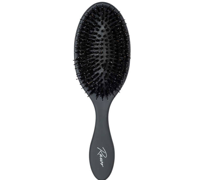 Rawr Boar Bristle Brush Black