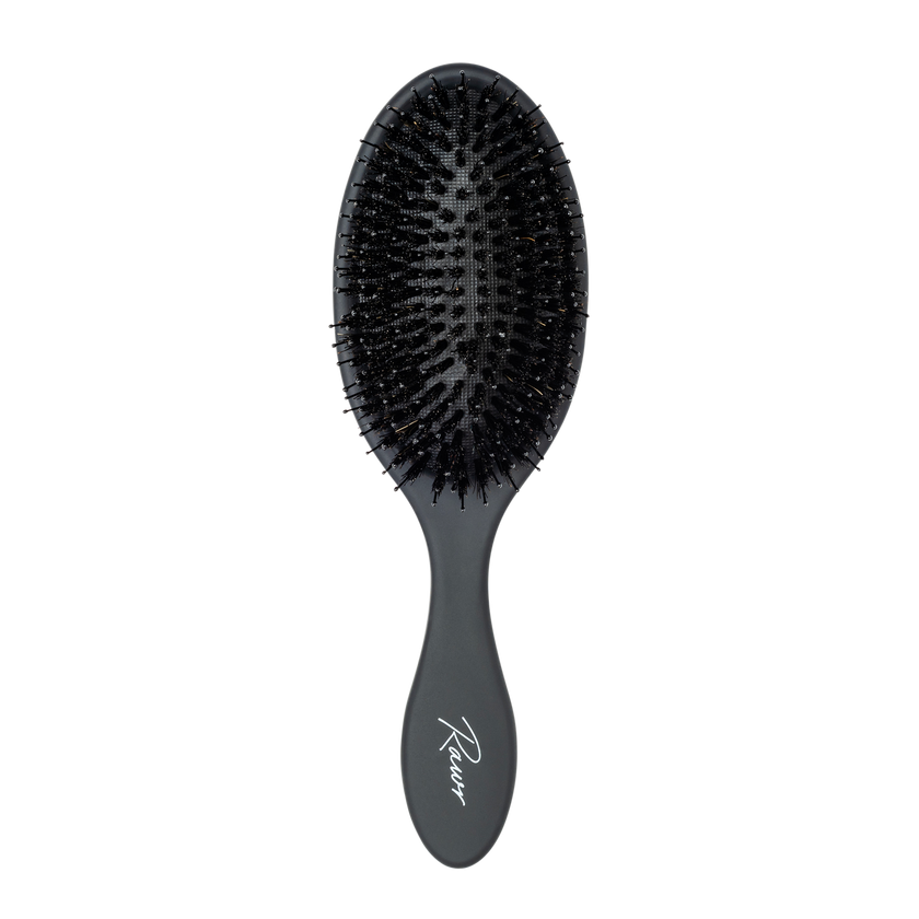 Rawr Boar Bristle Brush Black