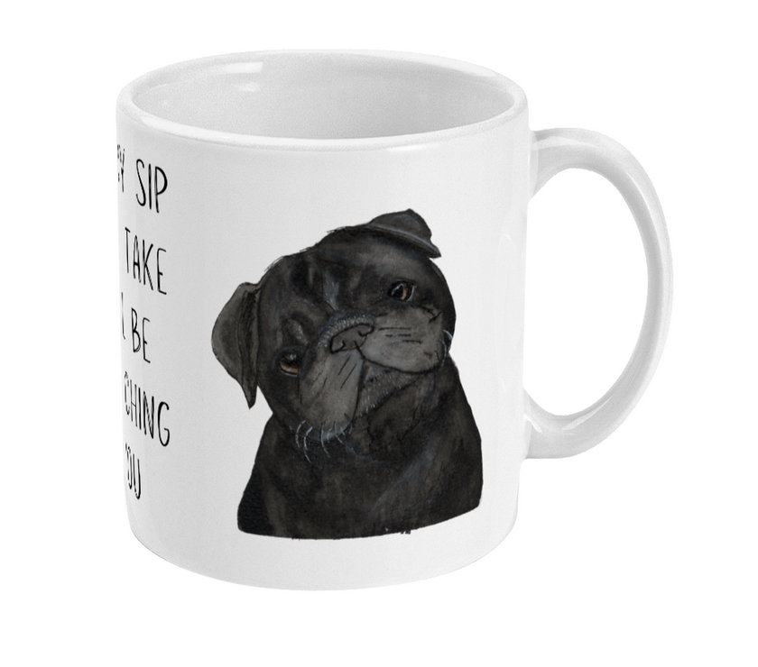 Adorable Pug Mug – Perfect Gift for Dog Lovers | Cute Ceramic Coffee Cup