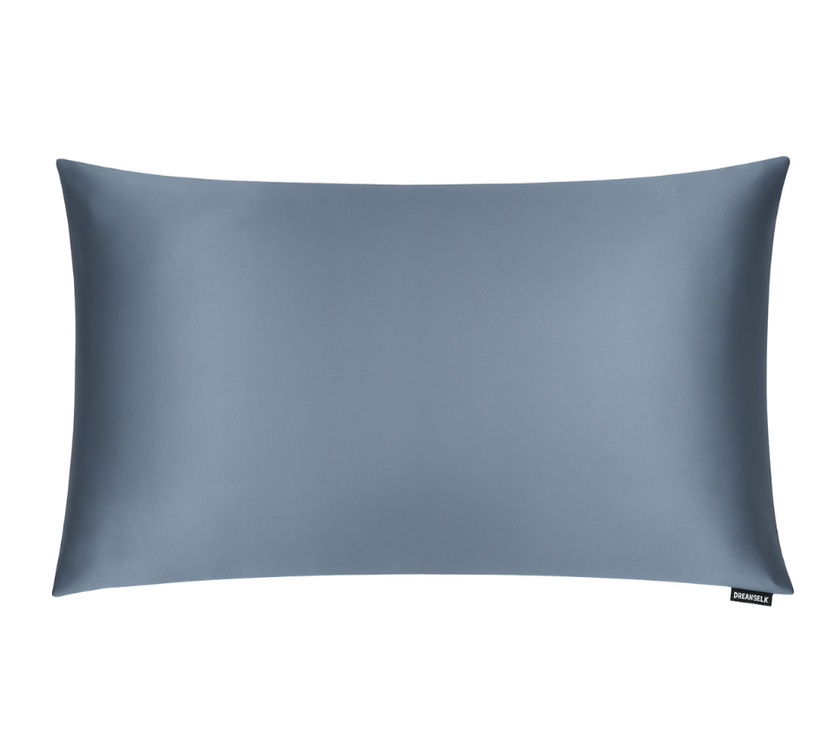Mystique Blue Silk Pillowcase - Standard
