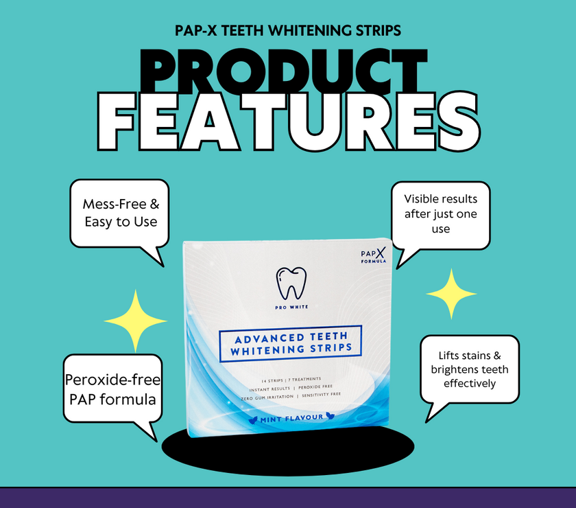 All Rounder Whitening Set - PAP-X™ Advanced Teeth Whitening Strips & Pen