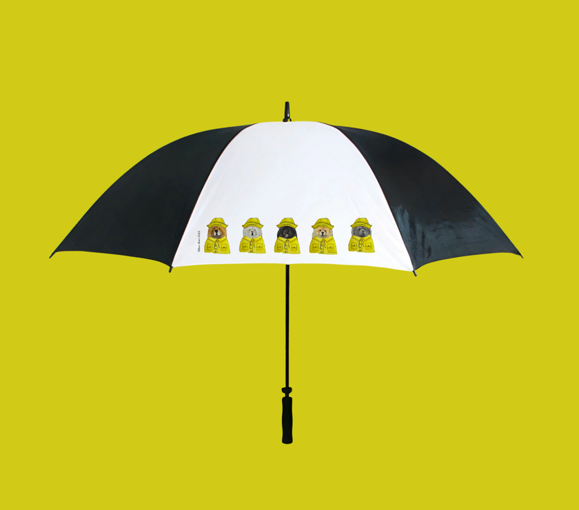 Chow’ing in the Rain: The Ultimate Chow Chow Golf Umbrella