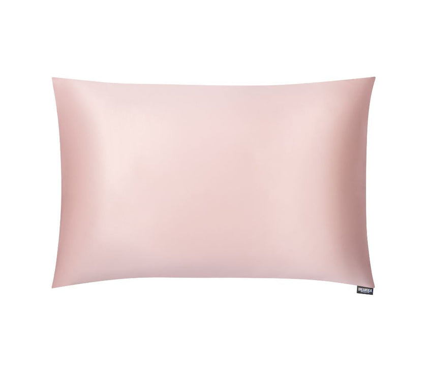 Pink Silk Pillowcase - Standard