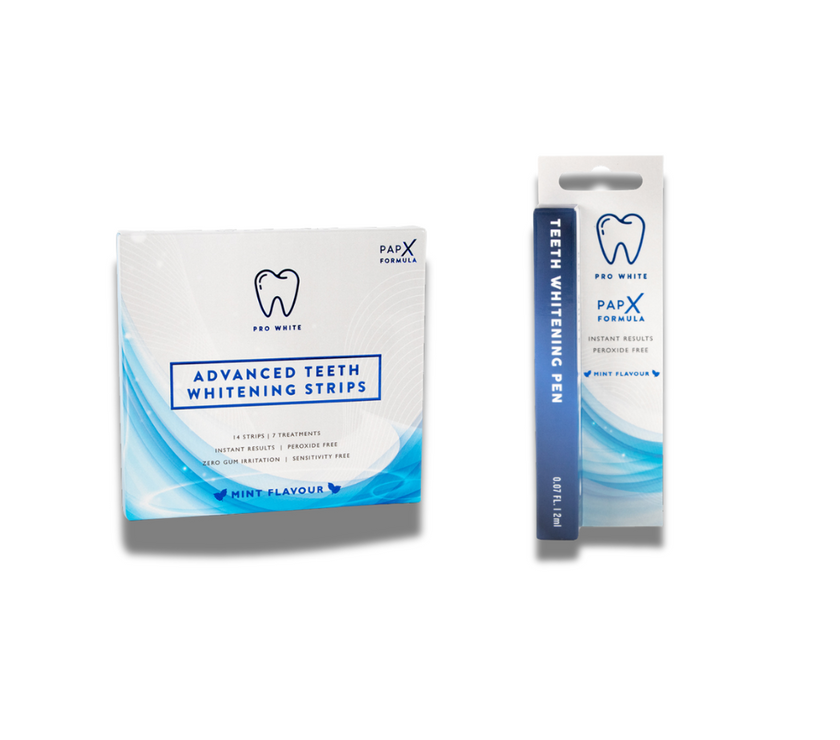 All Rounder Whitening Set - PAP-X™ Advanced Teeth Whitening Strips & Pen