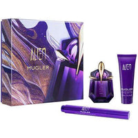 Alien Mugler Gift Set 30ml EDP Refillable + 50ml Body Lotion + 7ml Perfume Brush