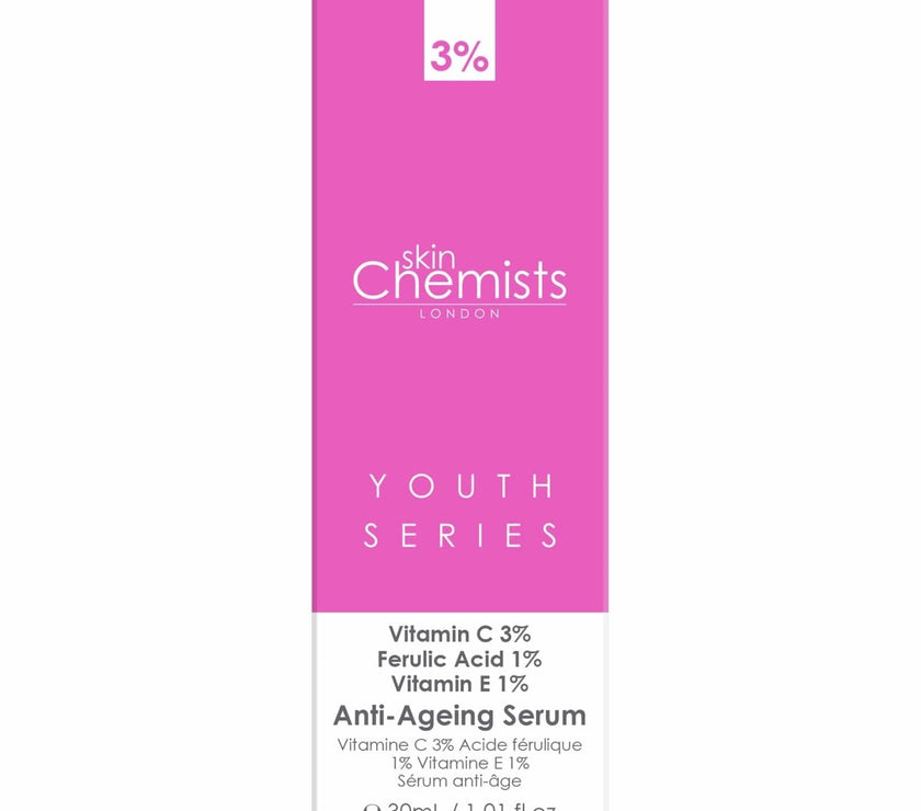 Anti-Ageing Serum Vitamin C 3%, Ferulic Acid 1%, Vitamin E 1% 30ml