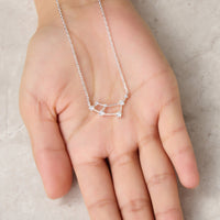 Aries Star Sign Zodiac Constellation Necklace and Quote Card with Zircondia® Crystals