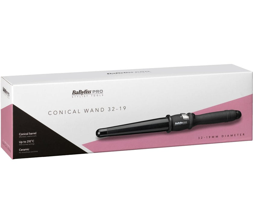 Babyliss Pro Conical Wand Black