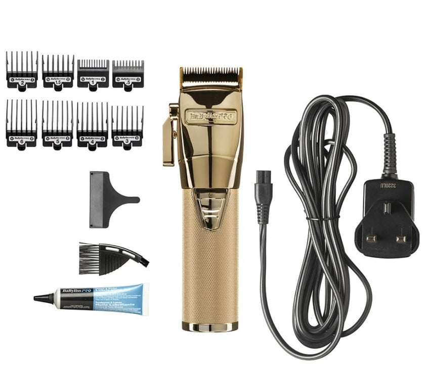 Babyliss Pro Cordless Super Motor Clipper Gold