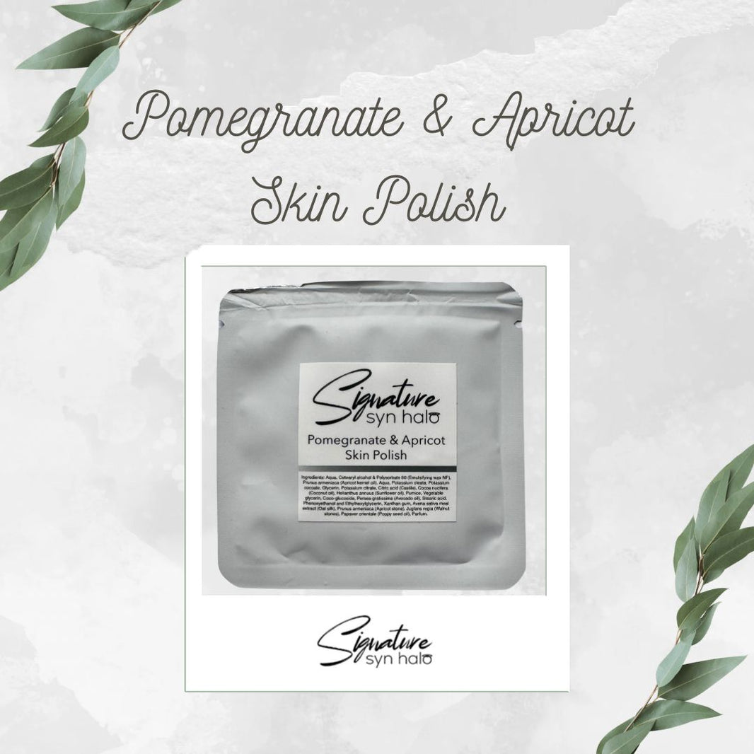 Free: Sample Sachet - Pomegranate, Apricot Skin Polish - Signature Syn Halo