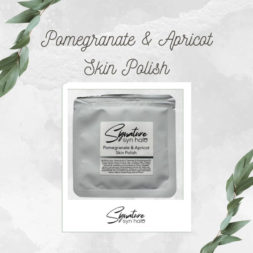 Free: Sample Sachet - Pomegranate, Apricot Skin Polish - Signature Syn Halo