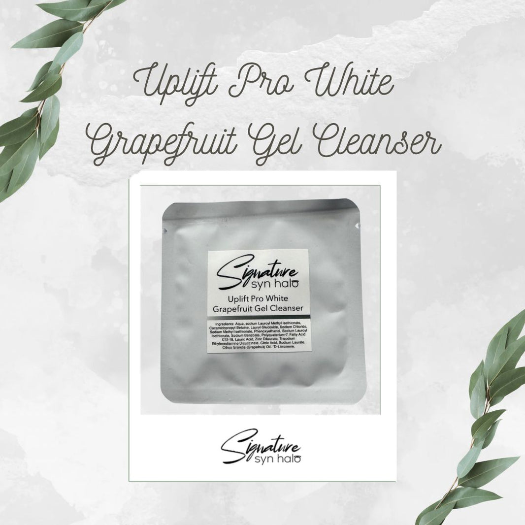 Free: Sample Sachet - Uplift Pro White Grapefruit Gel Cleanser - Signature Syn Halo