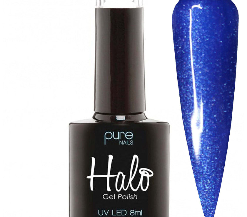 Gel Nail Polish Blue Shimmer 8ml