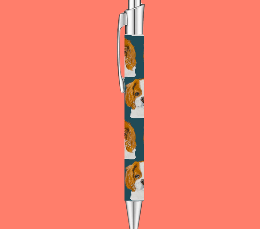 Scribble Like a Sovereign: Recycled Pen Featuring Your Royal Shadow (Cavalier Style)
