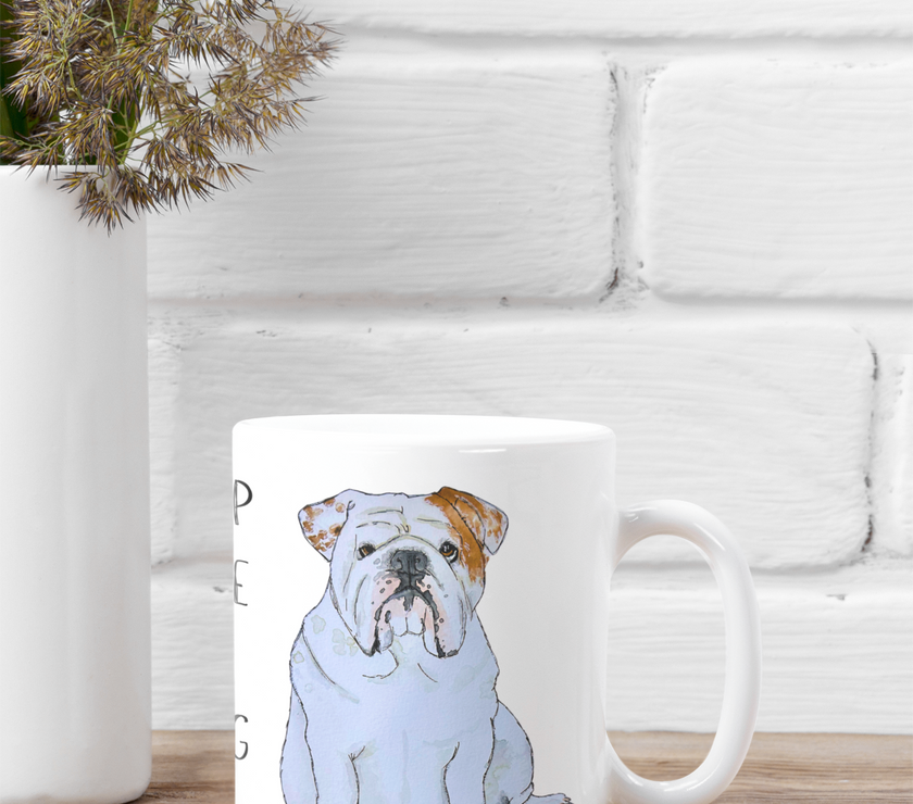 Bulldog Surveillance Mug: 'Every Sip You Take, I’ll Be Watching You!'