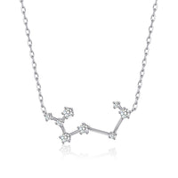 Sagittarius Star Sign Zodiac Constellation Necklace and Quote Card with Zircondia® Crystals