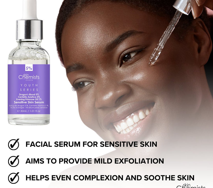 Sensitive Skin Serum Dragon's Blood 5%, Centella Asistica 3%, Evening Primrose Oil 1% 30ml