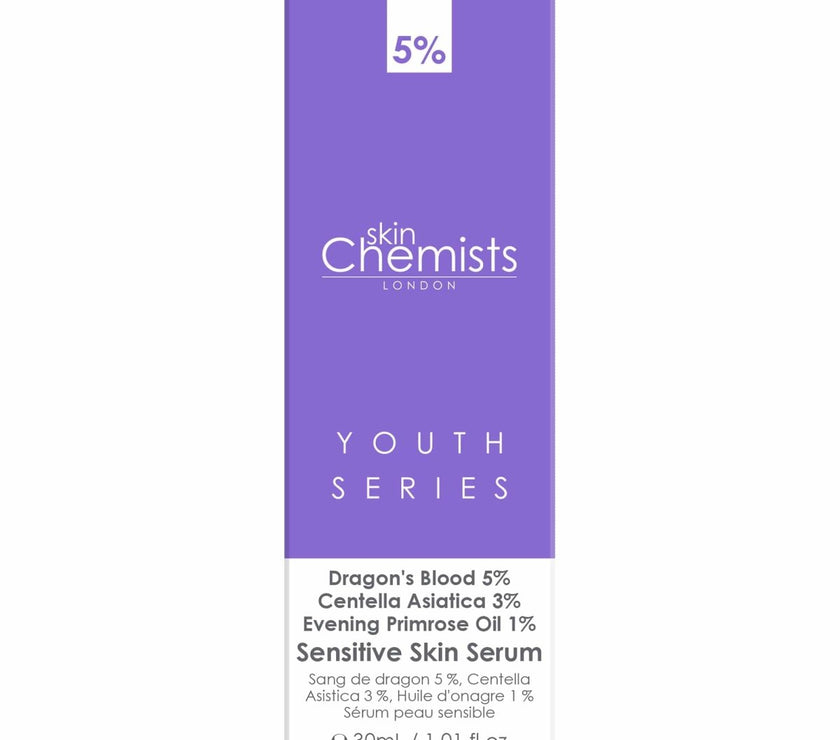 Sensitive Skin Serum Dragon's Blood 5%, Centella Asistica 3%, Evening Primrose Oil 1% 30ml
