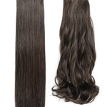 One Straight + One Curly