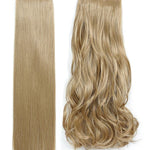 One Straight + One Curly