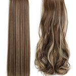 One Straight + One Curly