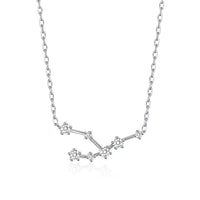 Taurus Star Sign Zodiac Constellation Necklace and Quote Card with Zircondia® Crystals